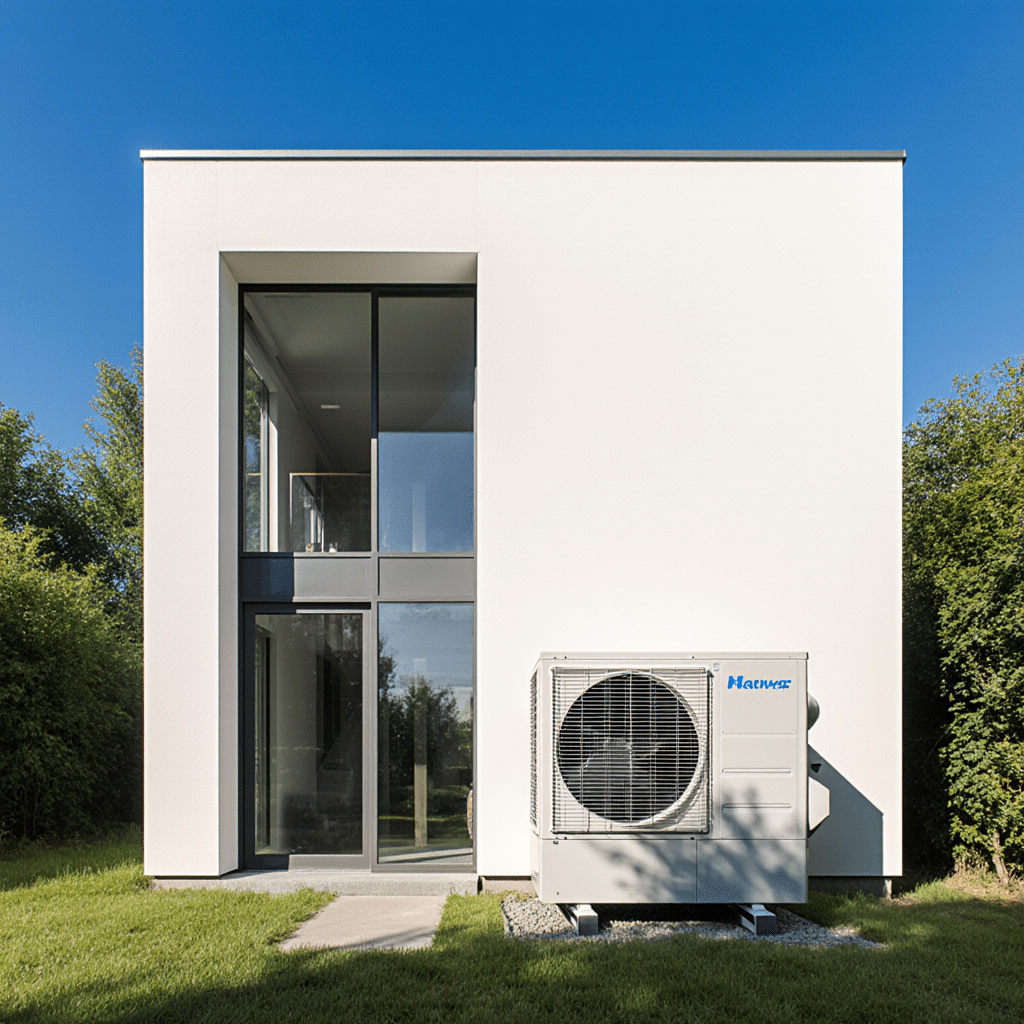 Gebäudetechnik Effizienz durch Wärmepumpe