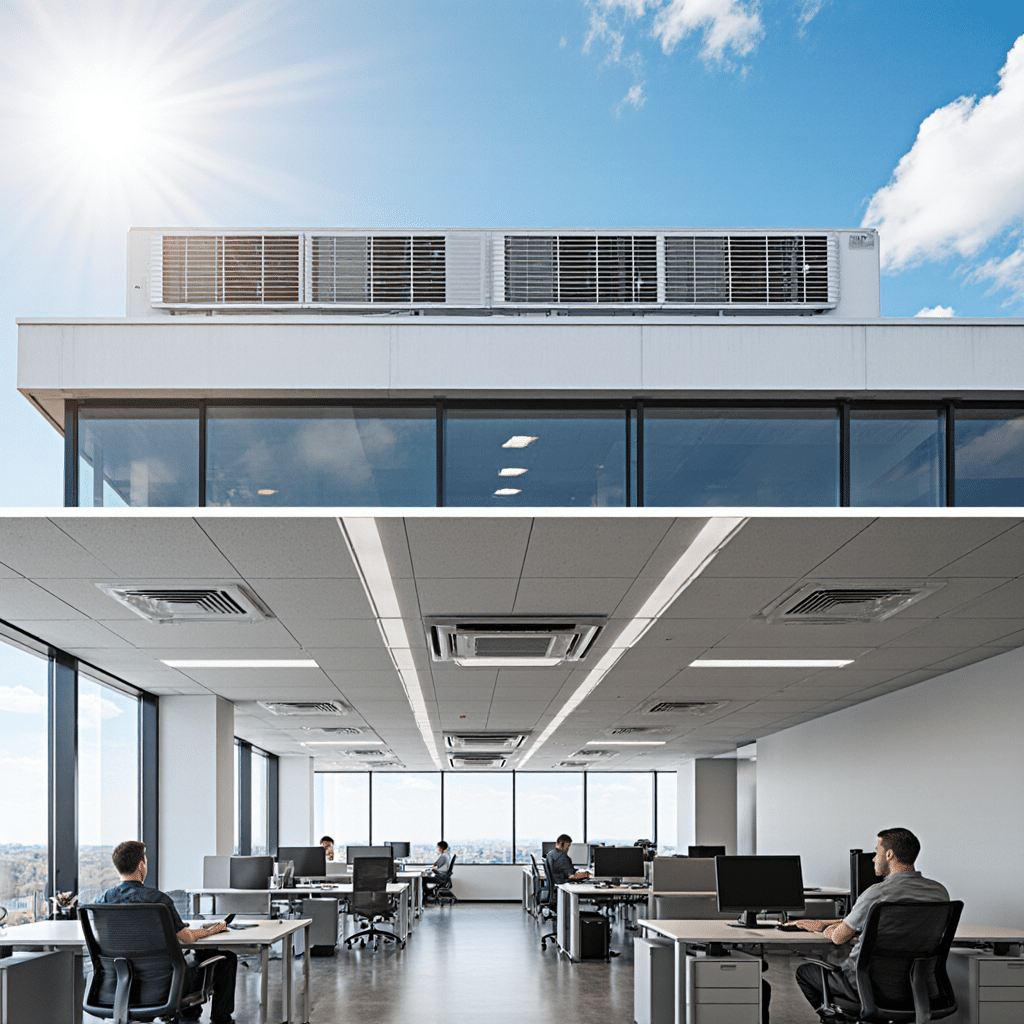 Optimale Bürokühlung für Gewerbeimmobilien