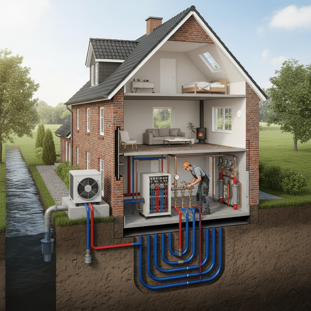 Wärmepumpe wählen: Luftwärmepumpe, Erdwärmepumpe oder Wasserwärmepumpe – Systeme im Vergleich