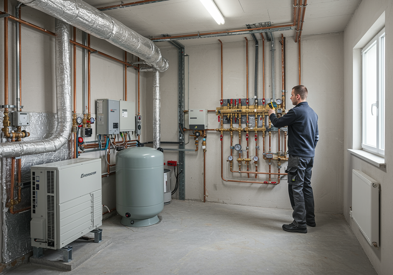 Wärmepumpe im Neubau planen: Heizlast, Kosten, Effizienz-Tipps