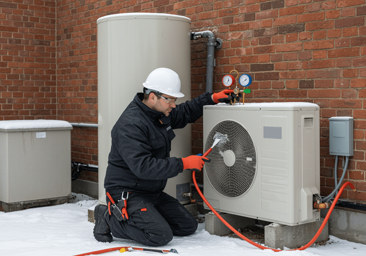 Wärmepumpe vereist im Winter? Ursachen und Lösungen in Oldenburg