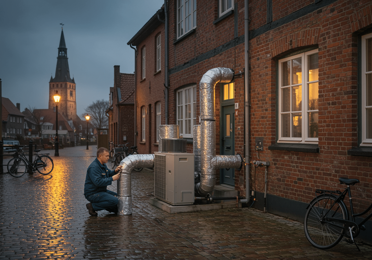 Wärmepumpe im Küstenklima: beste Wahl für Oldenburg, Niedersachsen